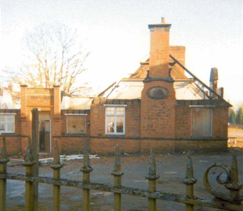 Cookery Centre - chimney bearing '1903' plaque