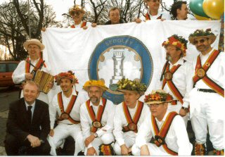 Sedgley Morris Men and Flag