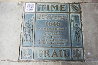 Time trail plaque 5 - Old St. Edmund's Church