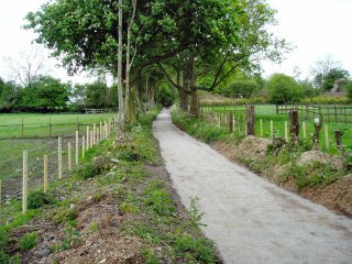 Turls Hill Lane newly surfaced